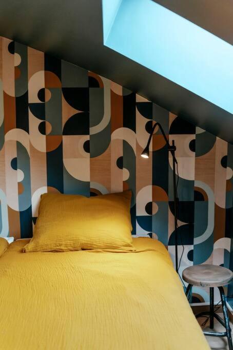 Le Retro Chic - Grand Duplex Pour 6 Dans Le Centre Apartment Liege Bagian luar foto